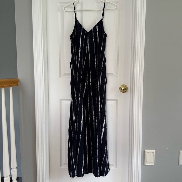 Banana Republic Navy and White Striped Dress Size Small - Picture 2 of 8